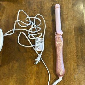 Beachwaver B1 Rotating curling iron - pink glitter